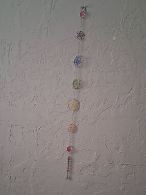 Handcrafted Chakra Dreamcatcher Wall Hanging- Buddah And Natural Crystal
